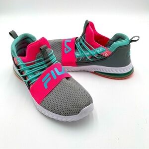 Fila Girls‎ Fantastiq 2 Colorful Slip On Running Tennis Shoes Sneakers Size 7